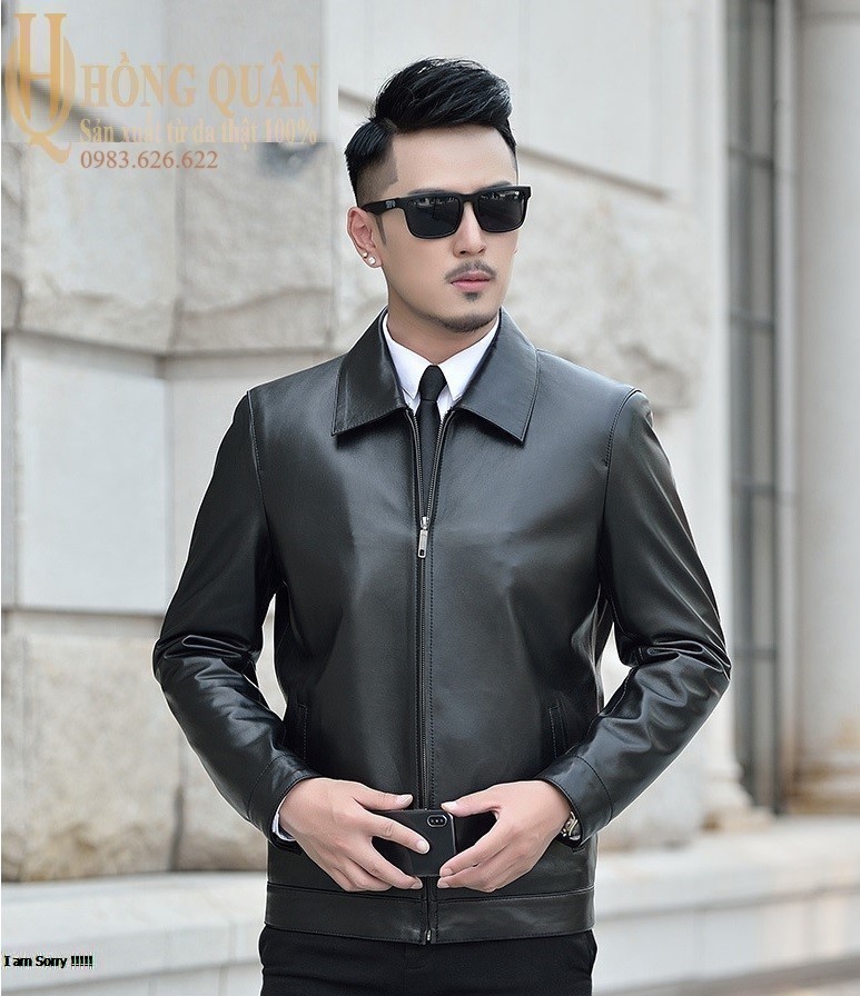 Cách phối đồ với măng tô da nam sang trọng, sành điệu